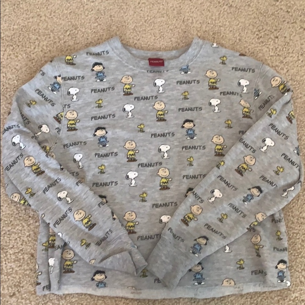 Juniors Cropped Crew Neck